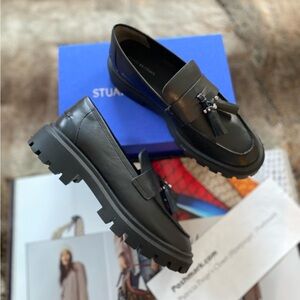 Stuart Weitzman Ultra Lug Tassel Loafers
